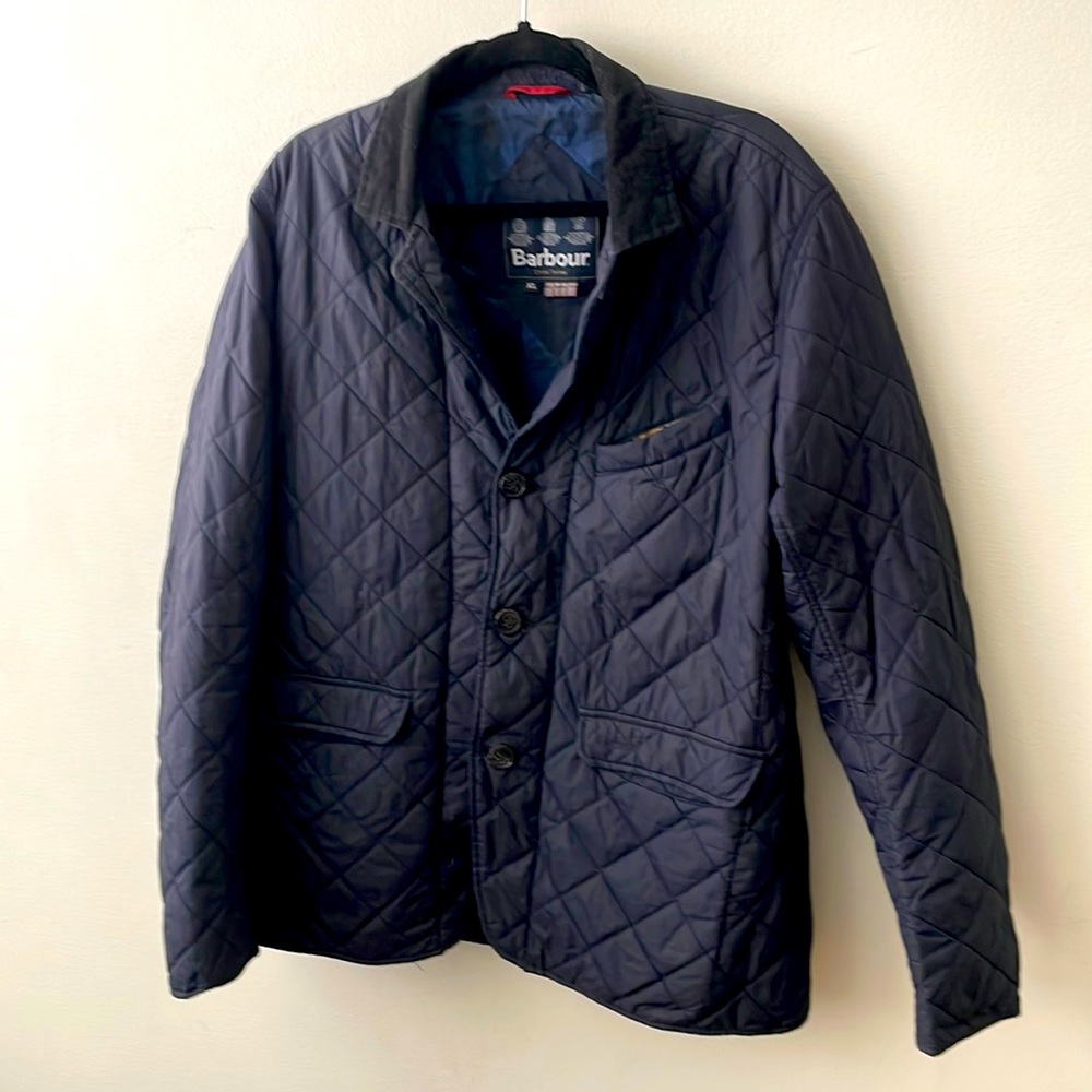 Barbour Navy Quilted Jacket